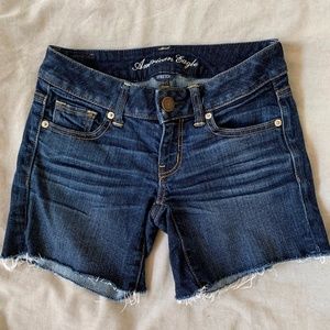 AE "Stretch" Jean Shorts, Size 0